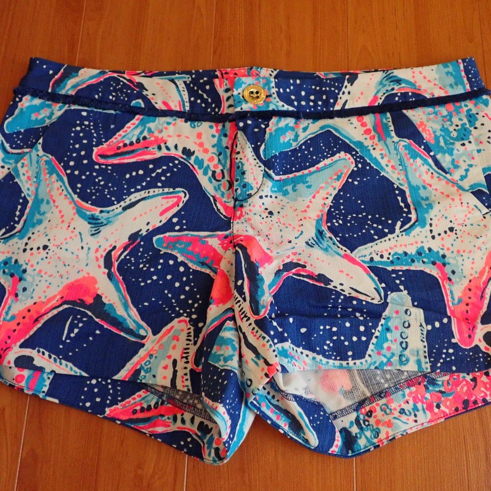 Brand New Lilly Pulitzer Starfish Shorts Size 4
